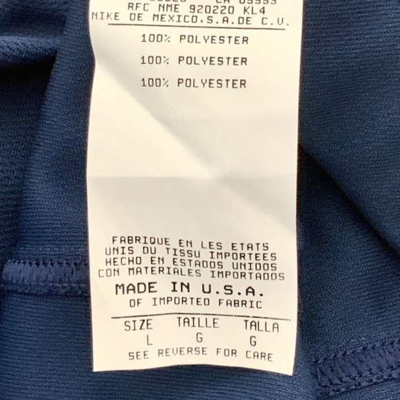 Nike Michigan Authentic Women’s Team Shirt Game Day Issued Large  Condition is U - Picture 4 of 4